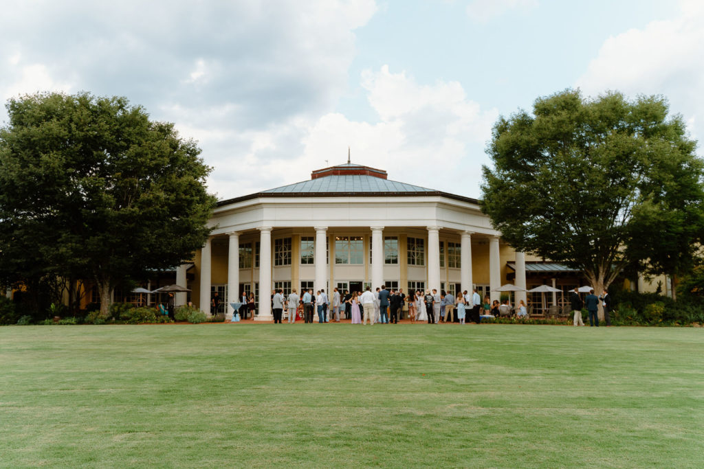 Greenhouse wedding at Daniel Stowe Botanical Garden